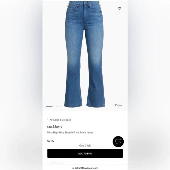 Rag & Bone Jeans size 27 - Picture 1 of 8